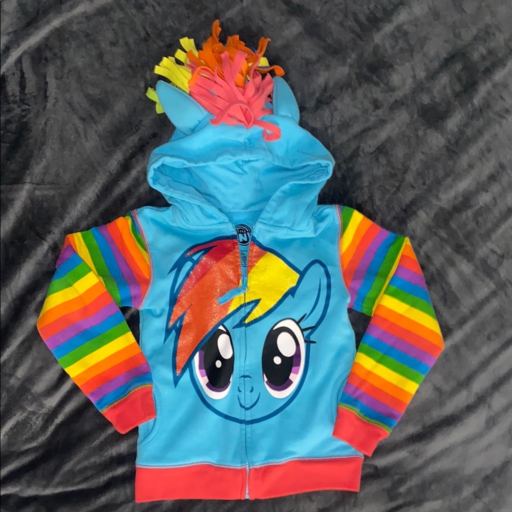 My little Pony  with Rainbow Design size 6